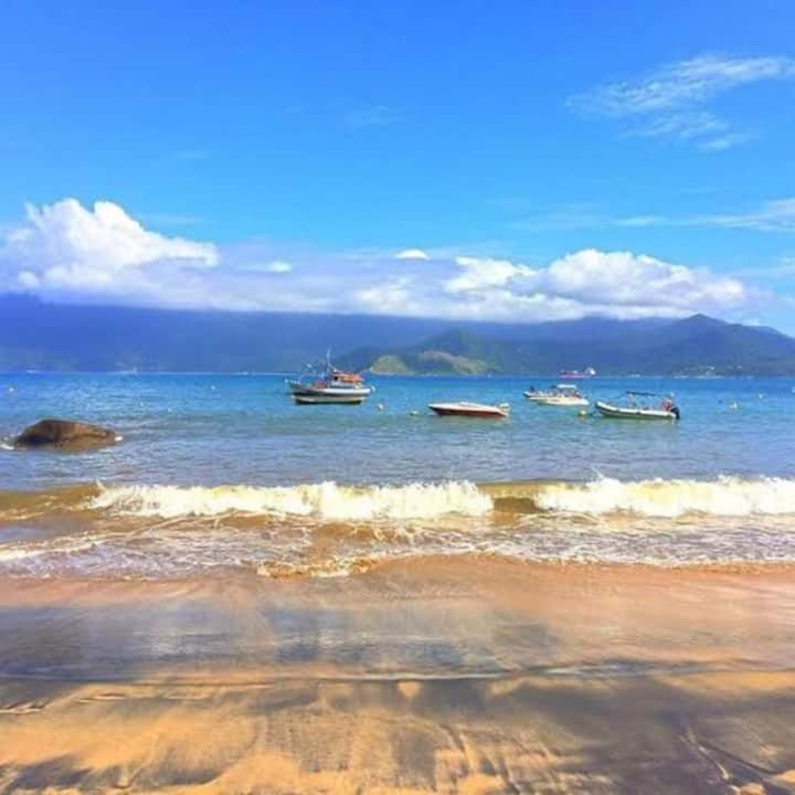 Suite Pe Na Areia- Espaco Independente Na Praia Do Curral Com Localizacao Privilegiada - Simplicidade E Comodidade Com O Por Do Sol Mais Lindo De Ilhabela - Melhor Custo Beneficio Para Ate 4 Pessoas , Na Av Jose Pacheco Do Nascimento Nº 7682 외부 사진